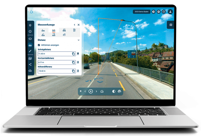 Die Digitale Strasse (3D-Panoramabilder) in infra3D